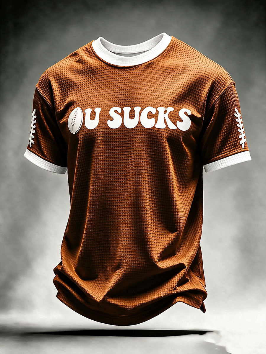 Men's American football Waffle T-Shirt