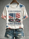Women's 9/11 Memorial Graphic Top