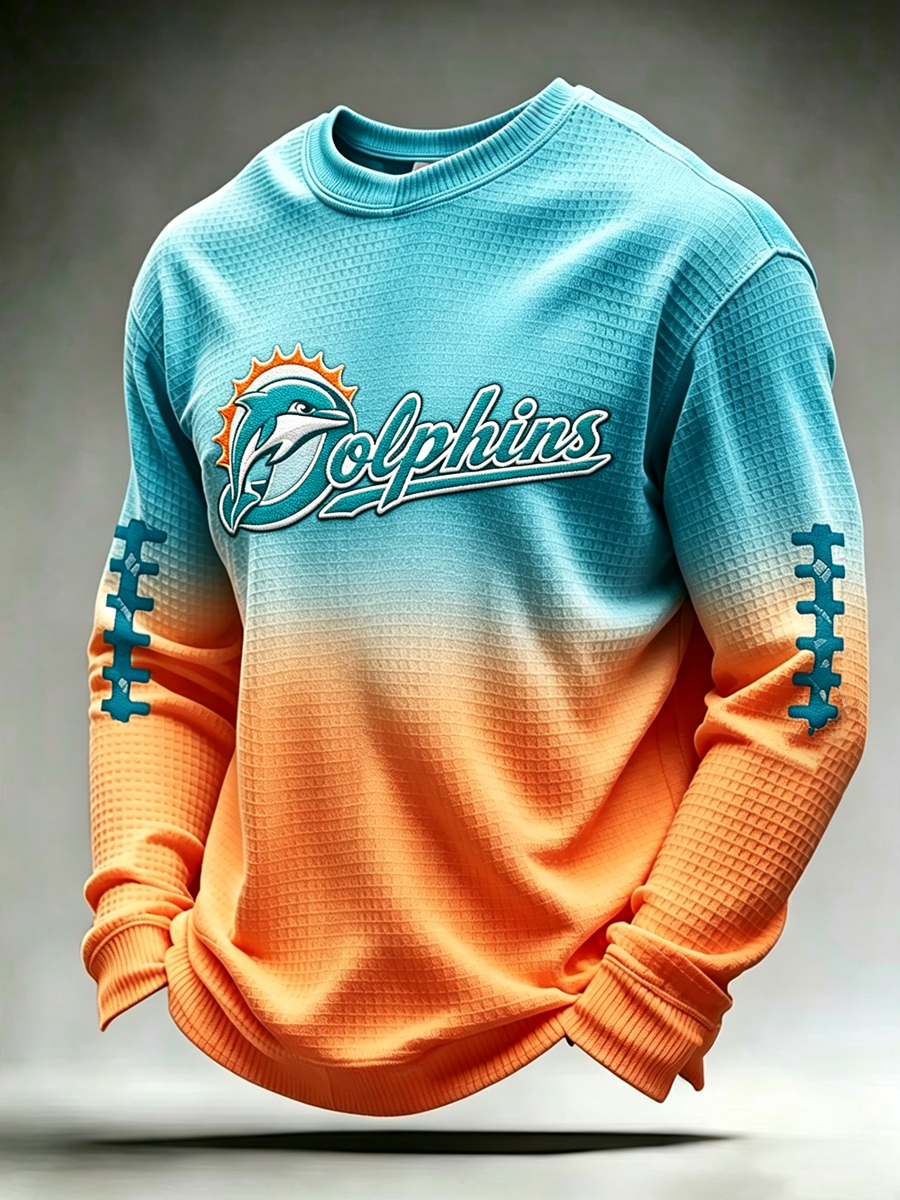 Men'S Retro Football Waffle T-Shirt
