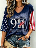 Women's 9/11 Memorial Graphic Top
