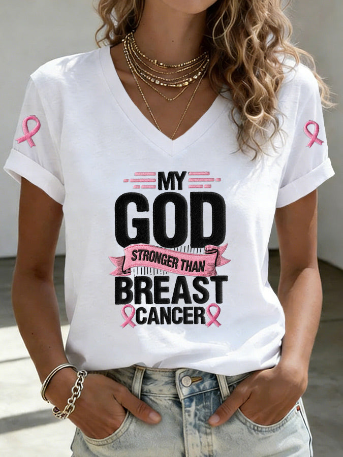 Women'S Pink Art Casual T-Shirt