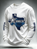 Men'S Retro Football Waffle T-Shirt
