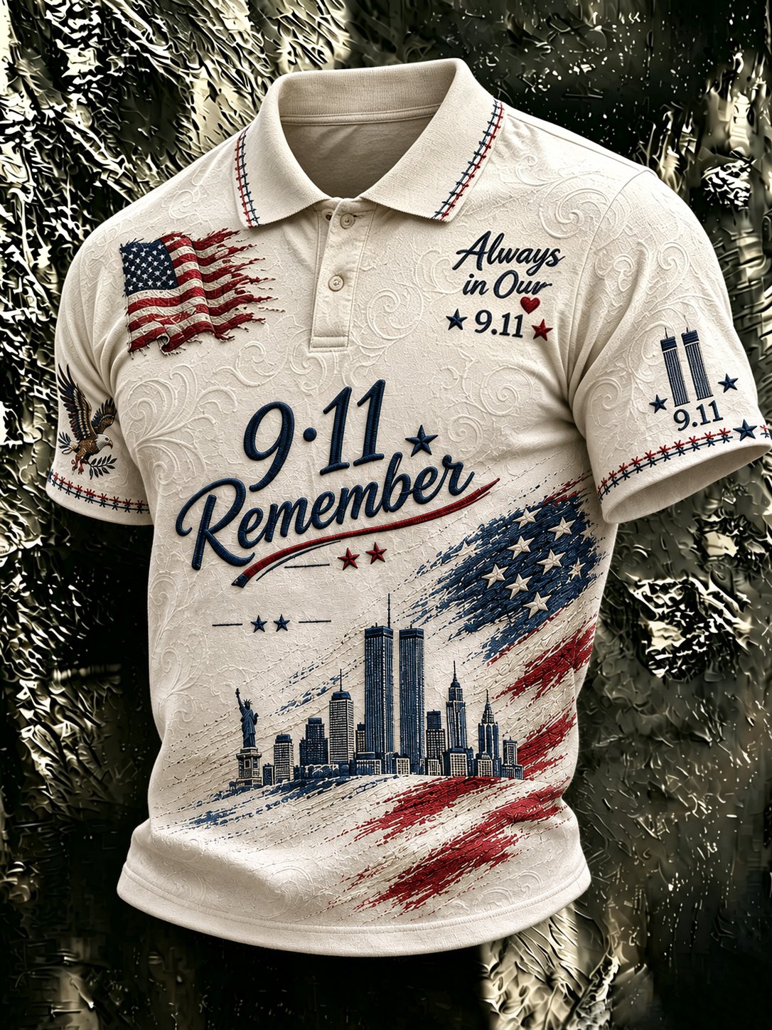 Men's 9/11 Memorial Graphic Top