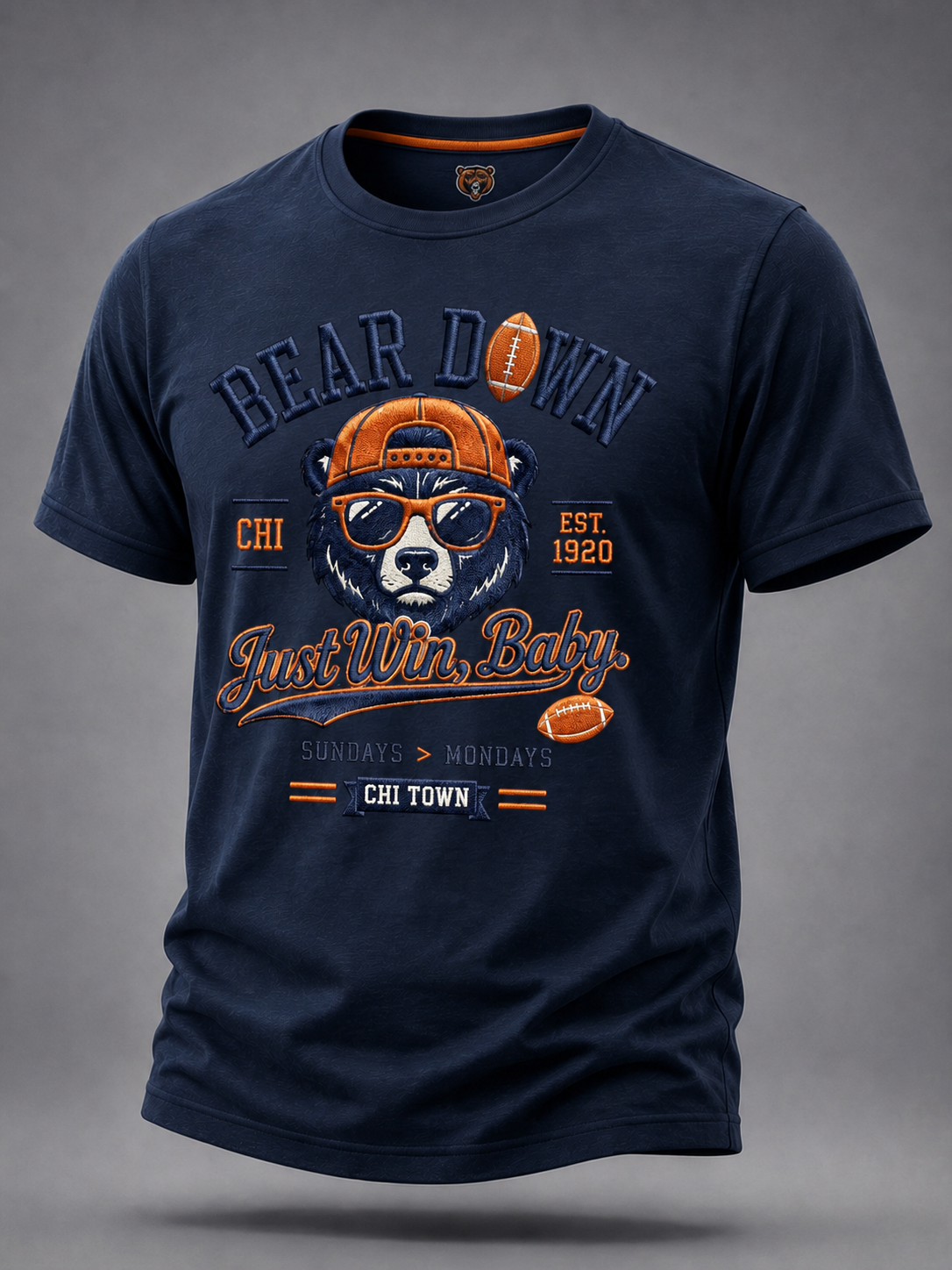 Men's Football Printed Short-Sleeve T-Shirt