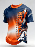 Men's Football Game Print Casual T-Shirt