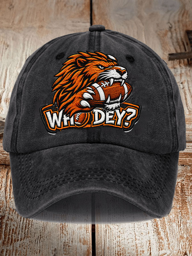 Unisex Football Print Hat