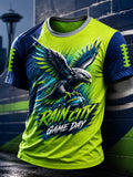 Men's Football Gameday Gift For Football Fans Casual Tee