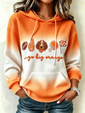 Women's Football Print Sweatshirt
