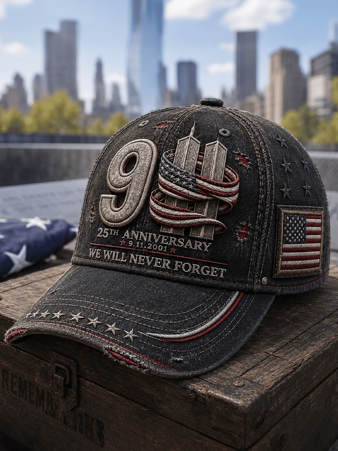 9.11 Never Forget Commemorative Printed Hat