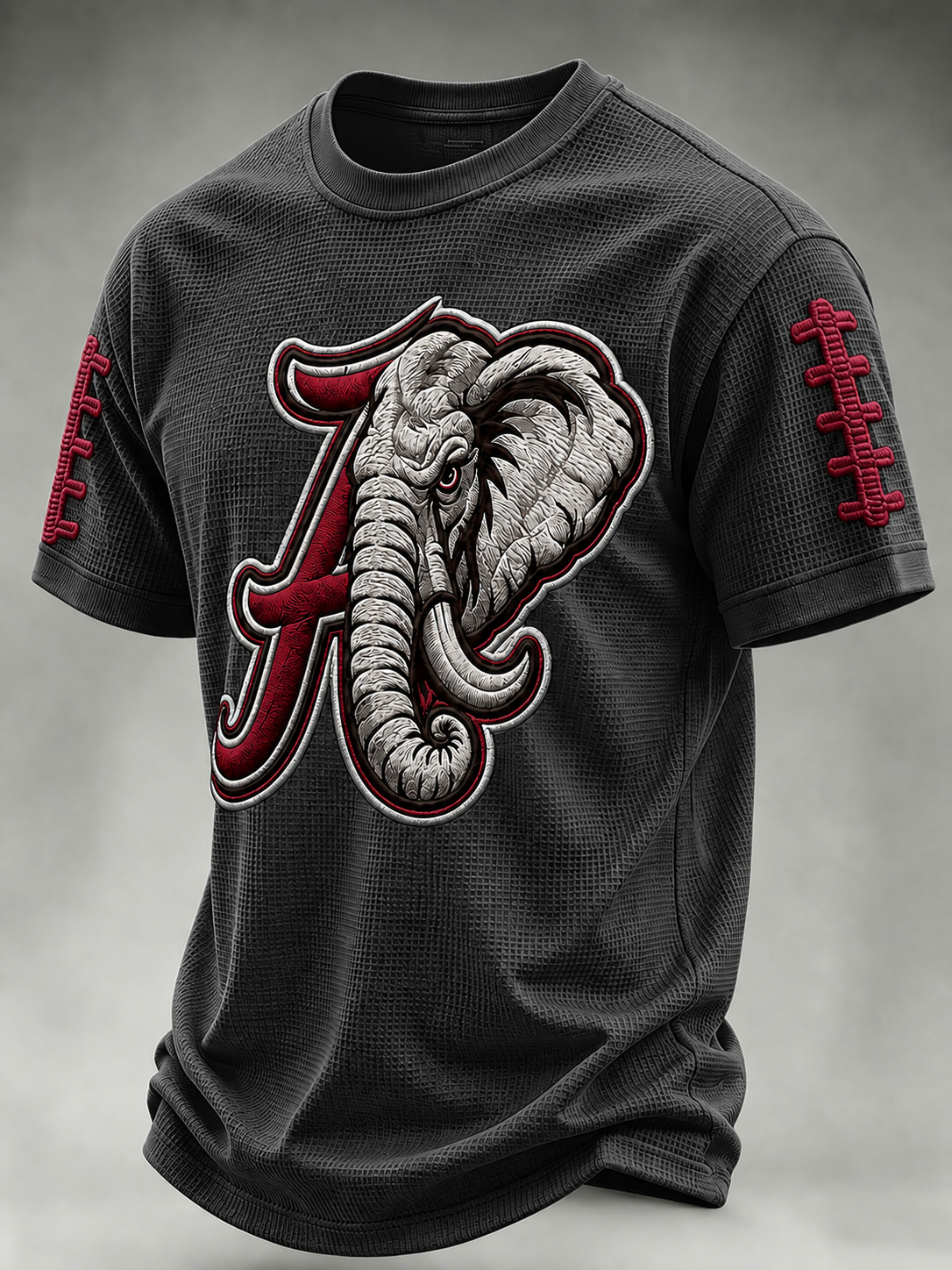 Men'S Football  Printed  Waffle T-Shirt