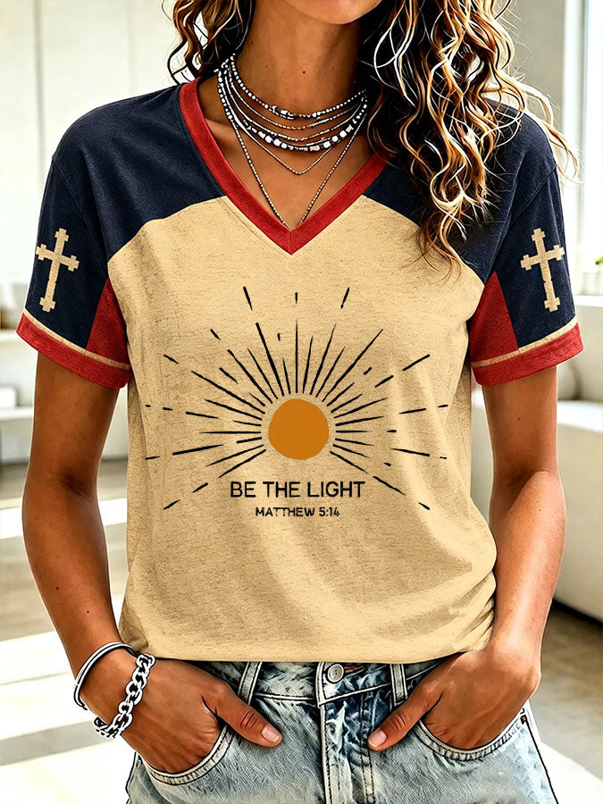 Women's Faith Printed Casual T-shirt