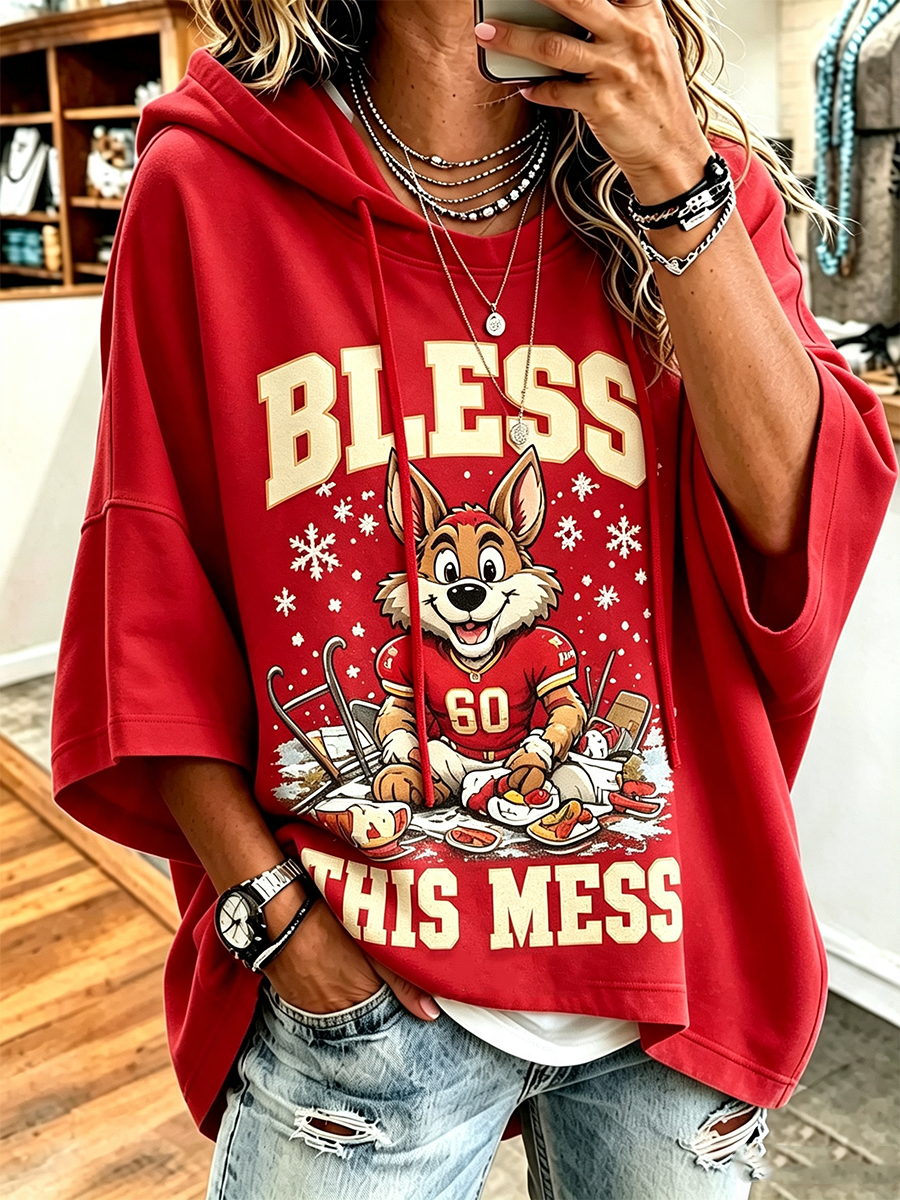Women'S Football Printed Short Sleeved T-Shirt