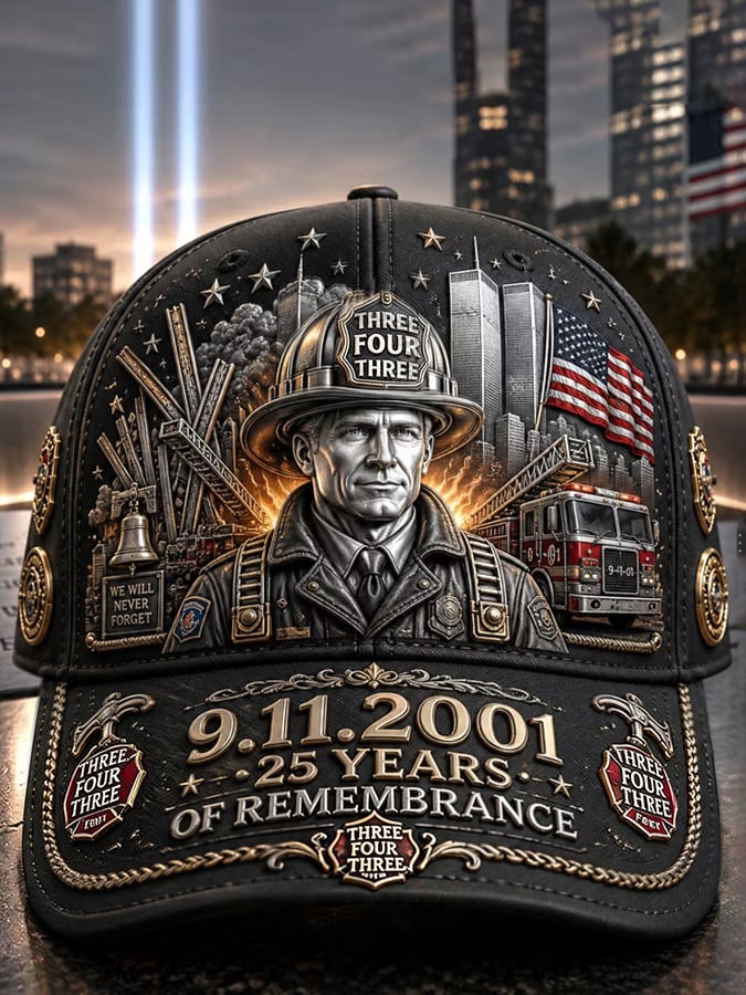 9.11 Never Forget Commemorative Printed Hat