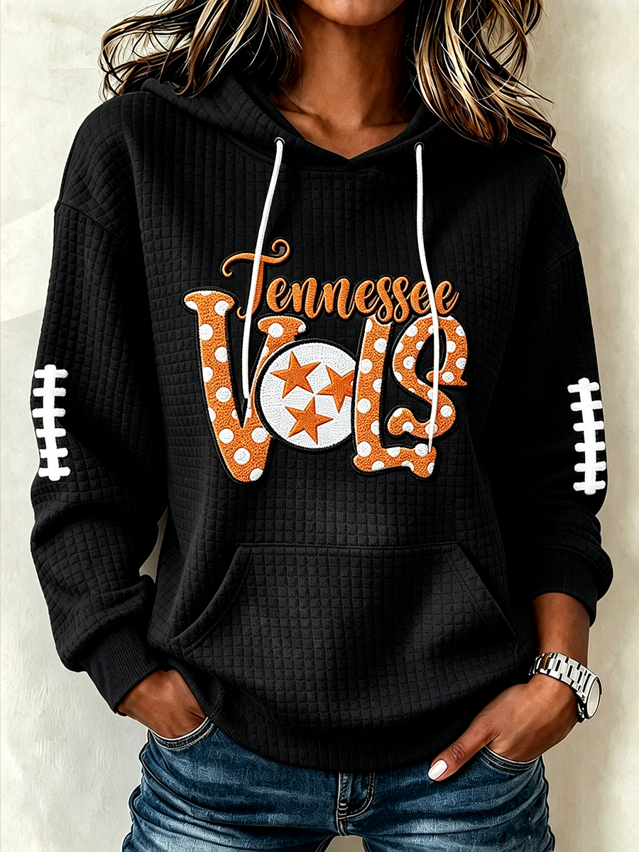 Women'S Football Sports Casual Hooded