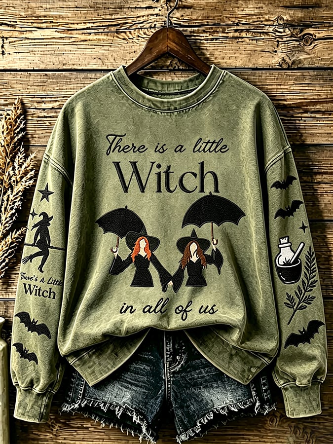 Women's Fall In Love Whenever You Can Print Casual Sweatshirt