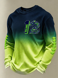 Men'S Football Printed Waffle T-Shirt