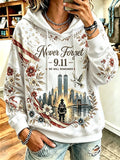 Women's Never Forget September 11 Print Top