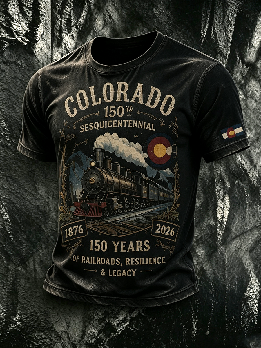 Men'S Colorado Printed T-Shirt