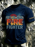 Men'S Retro T-Shirt Paying Tribute To Colorado Firefighters