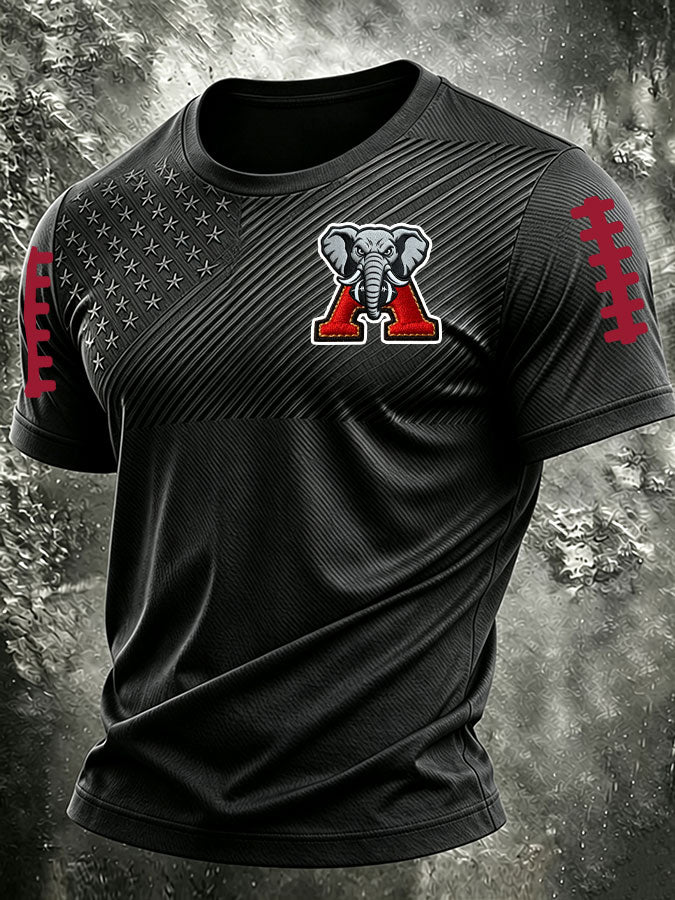 Men's Football Printed Short-Sleeve T-Shirt