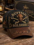 Buffalo Soldier Print Baseball Cap