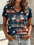 Women's 250 Years of America 1776-2026 Independence Day Commemorative Tee
