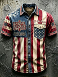 Men'S 250Th Anniversary National Faith Print  Shirt