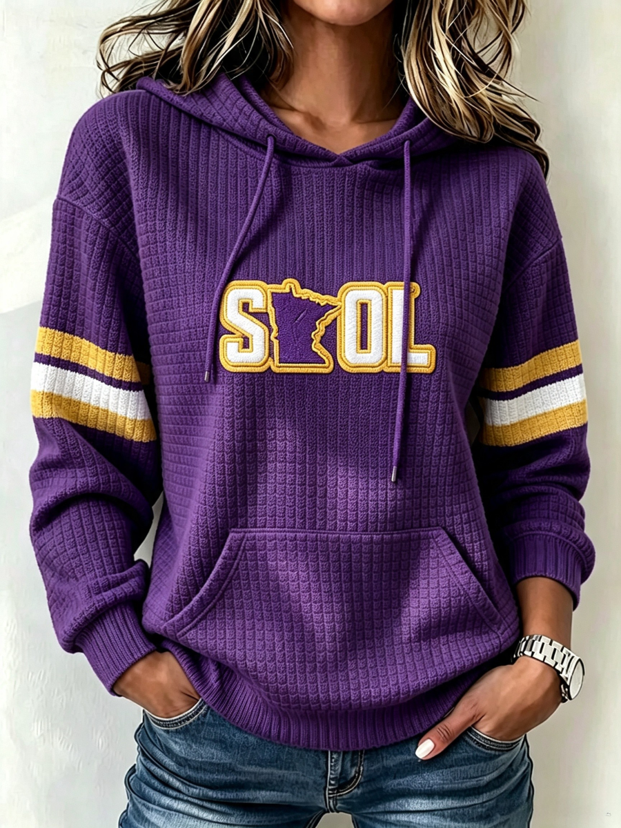 Women's Football Print Sweatshirt