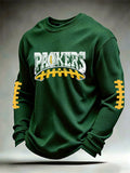 Men'S Football Printed Waffle T-Shirt