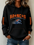 Women's Football Print Sweatshirt