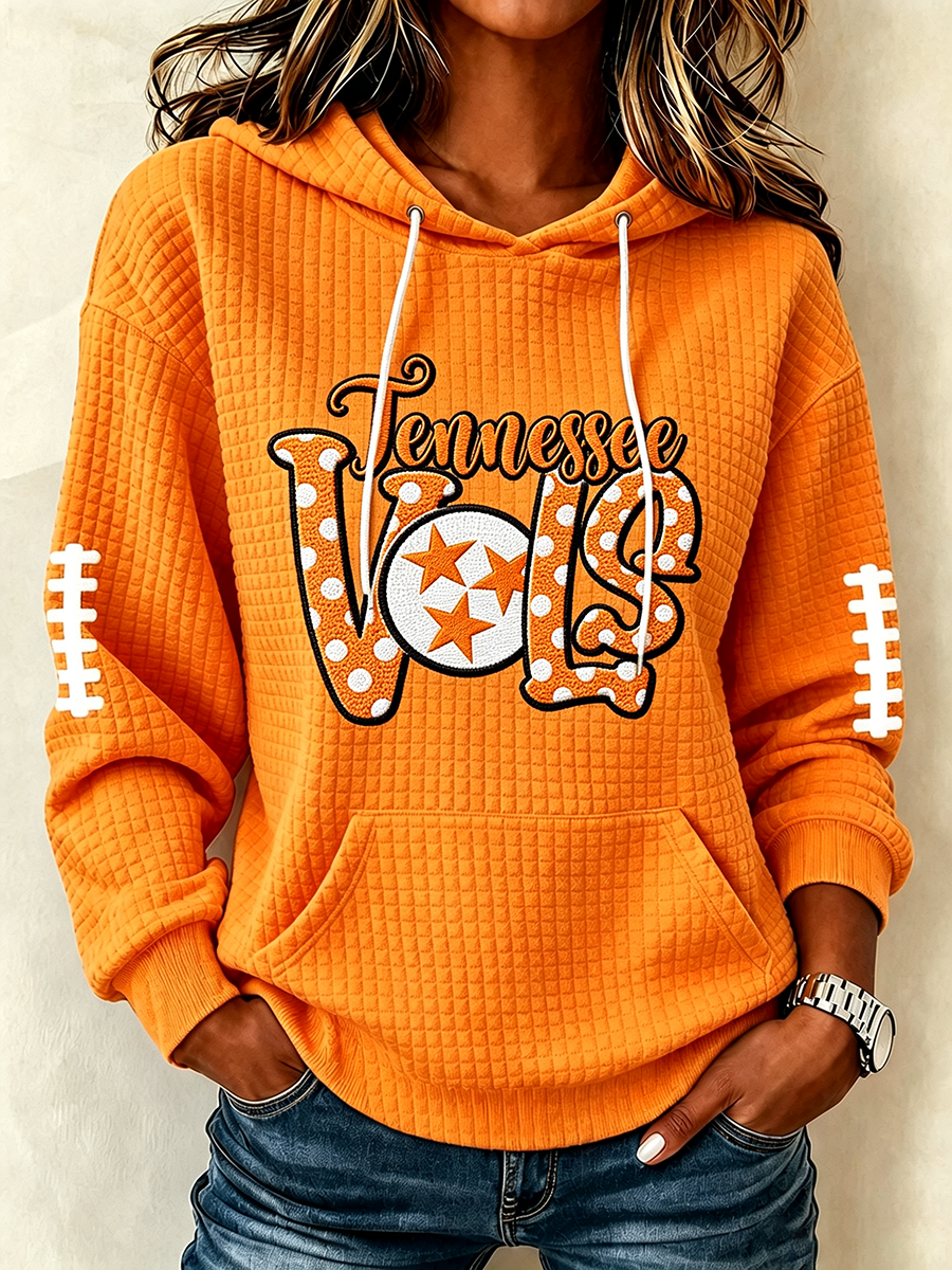 Women'S Football Sports Casual Hooded