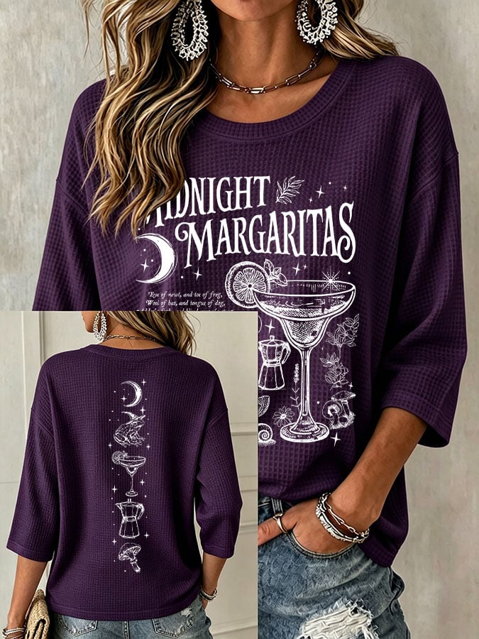 Women's Midnight Margaritas Print Top