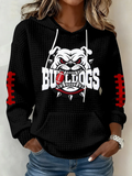 Women's Football Print Sweatshirt