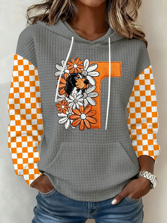 Women's Football Print Sweatshirt