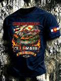 Men'S Forest Fire Print T-Shirt