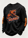 Men'S Football Enthusiast Sports Waffle Top