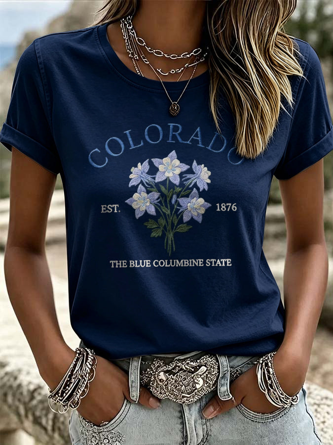 Women's Casual Colorado T-shirt
