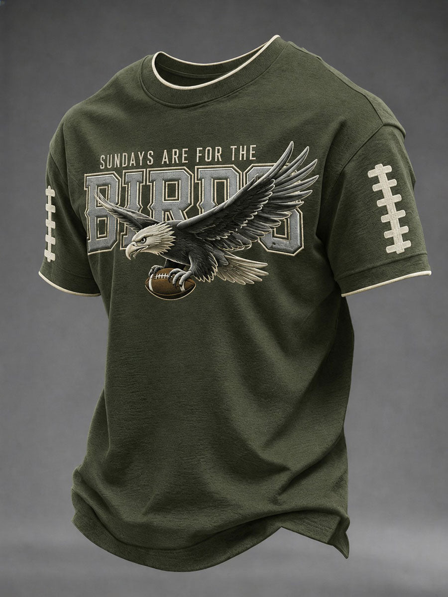 Men's Football Printed Short-Sleeve T-Shirt