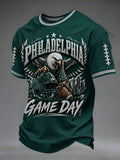 Men's Football Printed Short-Sleeve T-Shirt