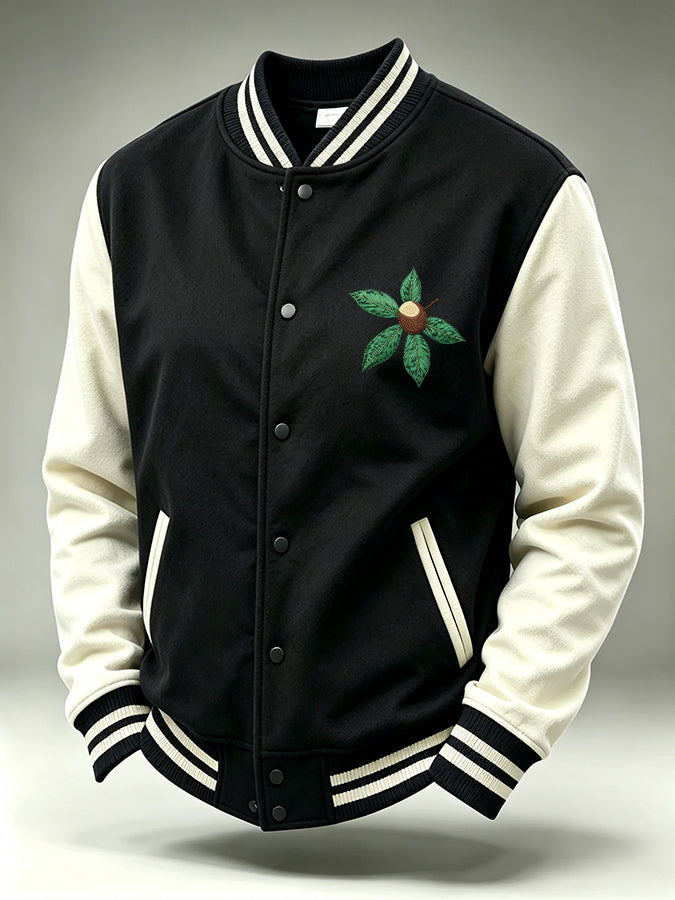 Men'S Retro Football Printed Button Top