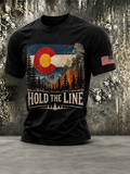 Men'S Colorado Strong: Rising From The Ashesn Printed T-Shirt