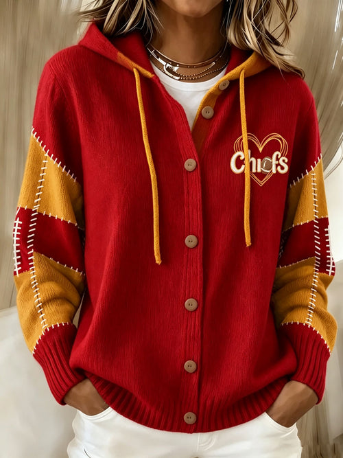 Ladies' Football Fan Casual Cardigan