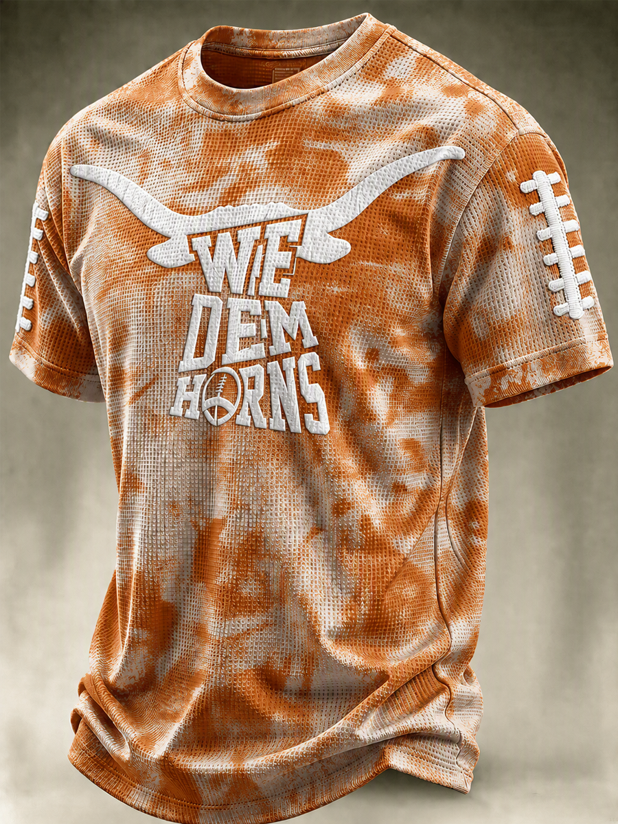 Men's Football Fan Waffle T-Shirt