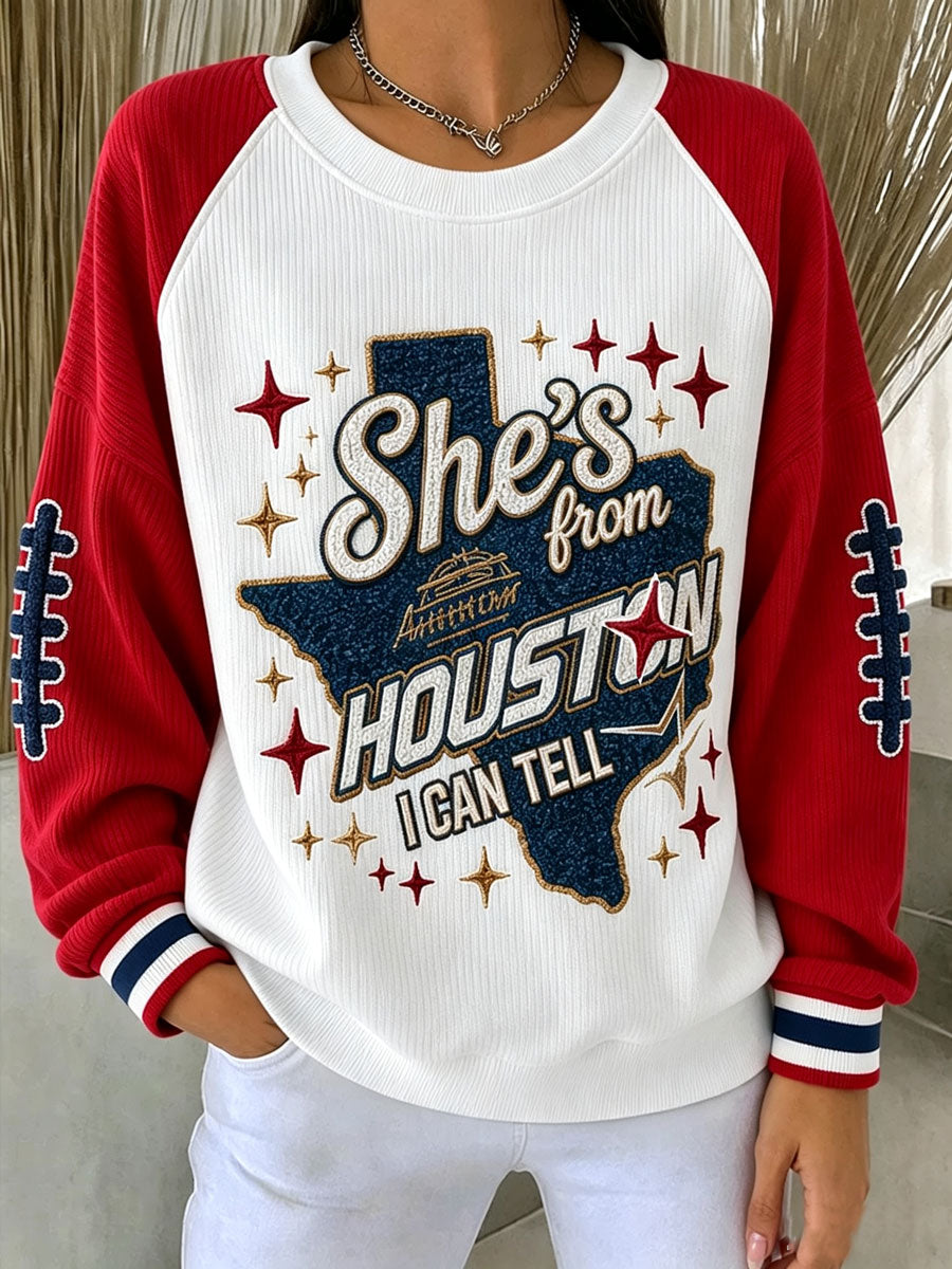 Women'S Sports And Leisure Printed Top
