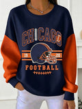Ladies' Football Fan Long Sleeved Sweatshirt