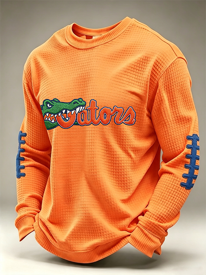 Men'S Retro Football Waffle T-Shirt