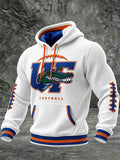 Men'S Football Printed Casual Hoodie