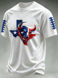Men'S Rugby Enthusiast Printed T-Shirt