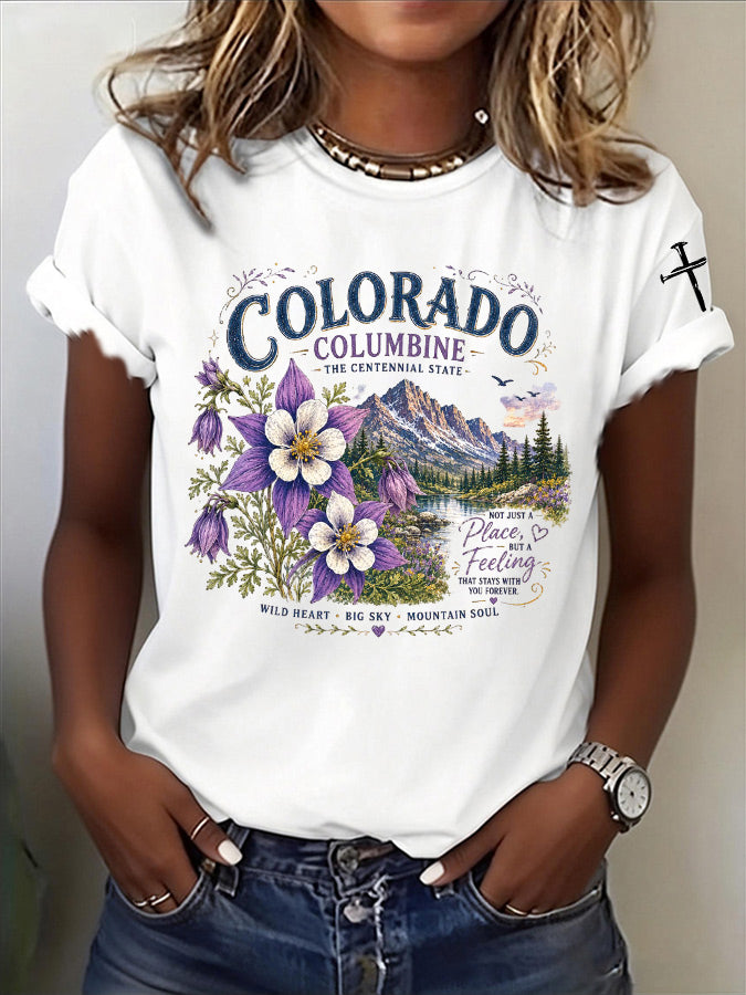 Women's Casual Colorado T-shirt
