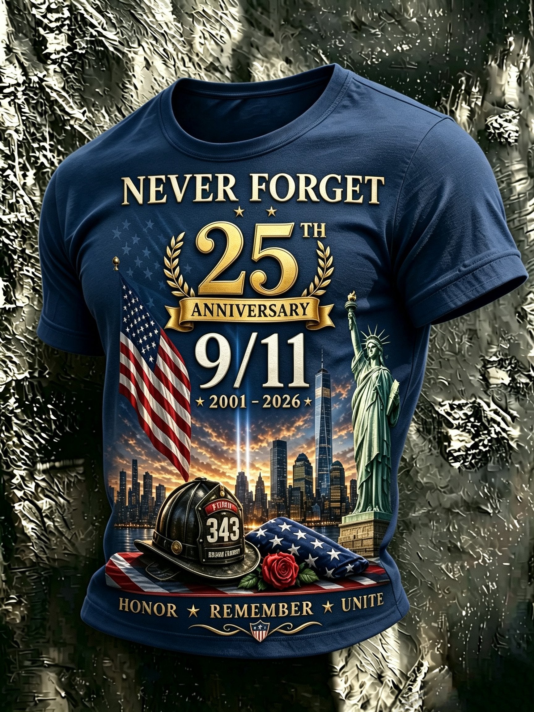 Men's 9/11 Memorial Graphic Top